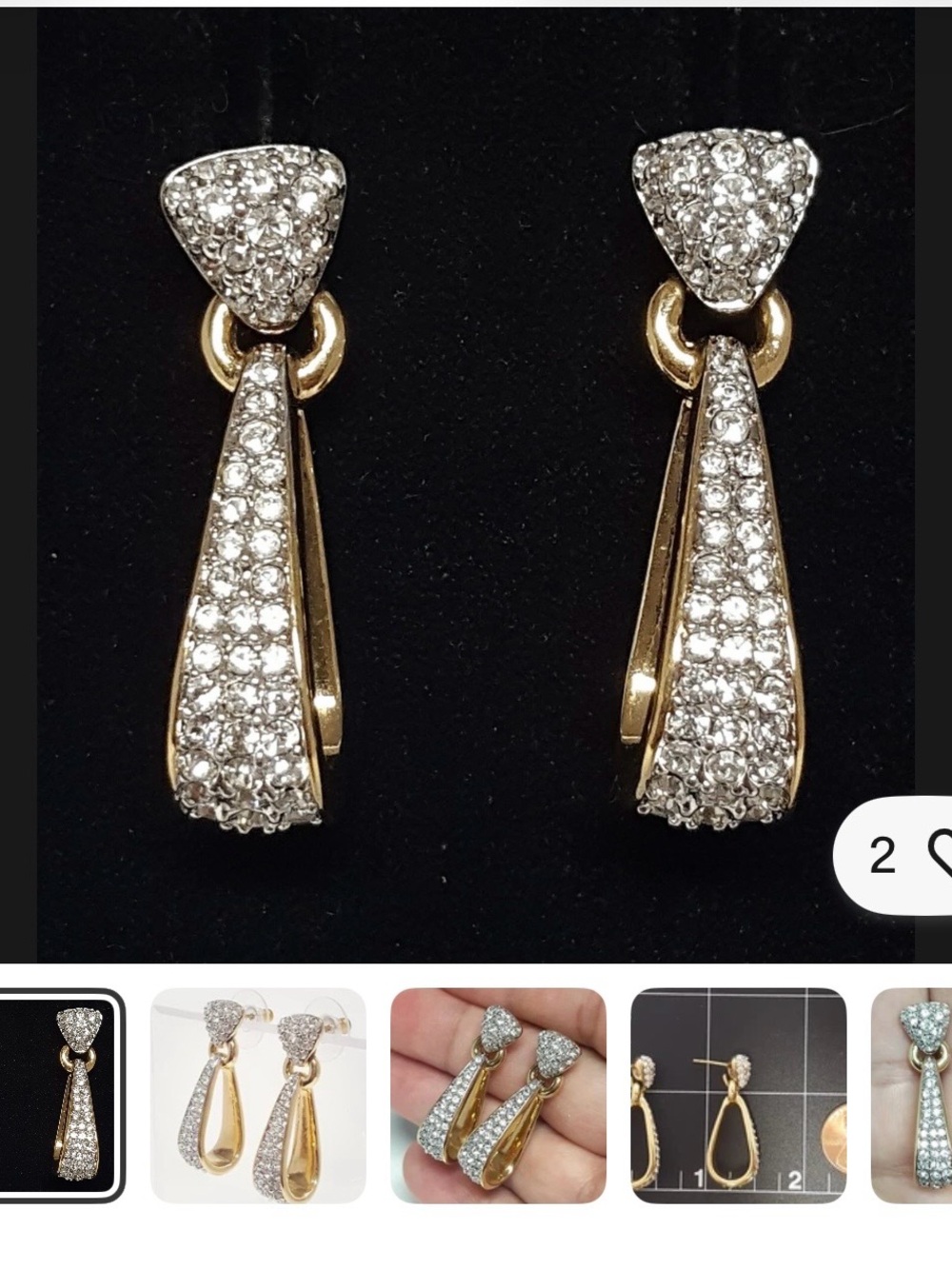 ✨ SWAROVSKI DROP EARRINGS ✨